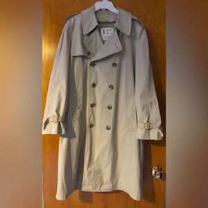 London Fog Double-Breasted Trench Coat